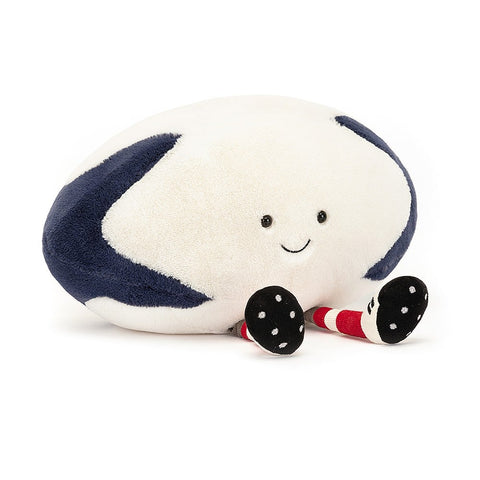 Jellycat 微笑欖球公仔