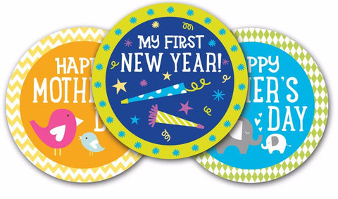 嬰兒相框Pearhead香港限定優惠 第一年假日貼紙