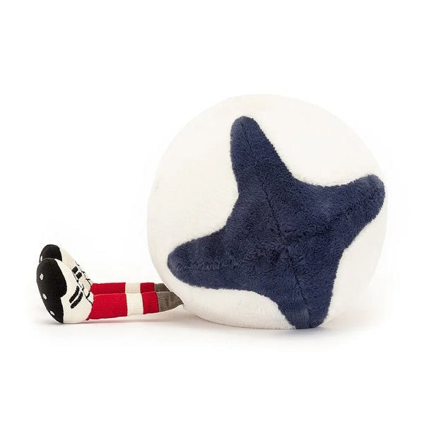 Jellycat 微笑欖球公仔