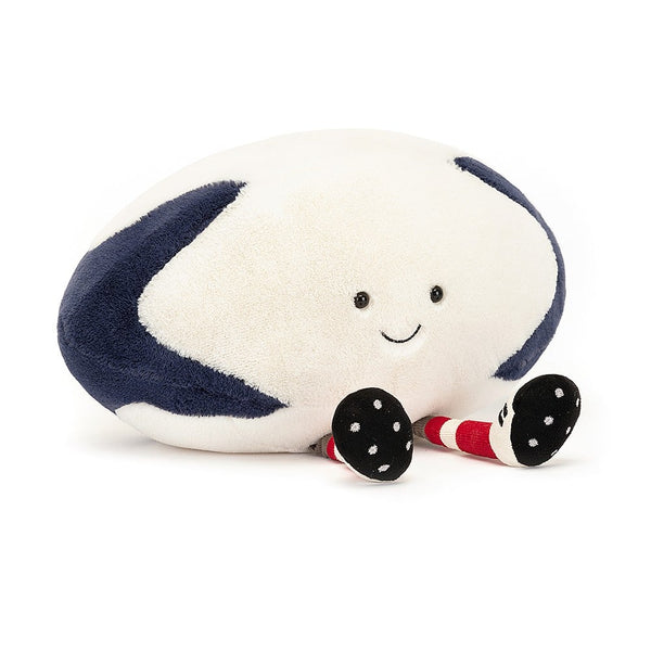 Jellycat 微笑欖球公仔