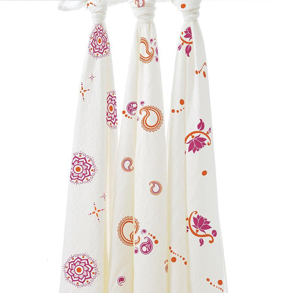 Aden Anais 香港限定優惠 Pyara 3 Pk Bamboo Wraps