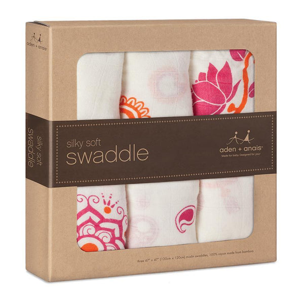 Aden Anais 香港限定優惠 Pyara 3 Pk Bamboo Wraps
