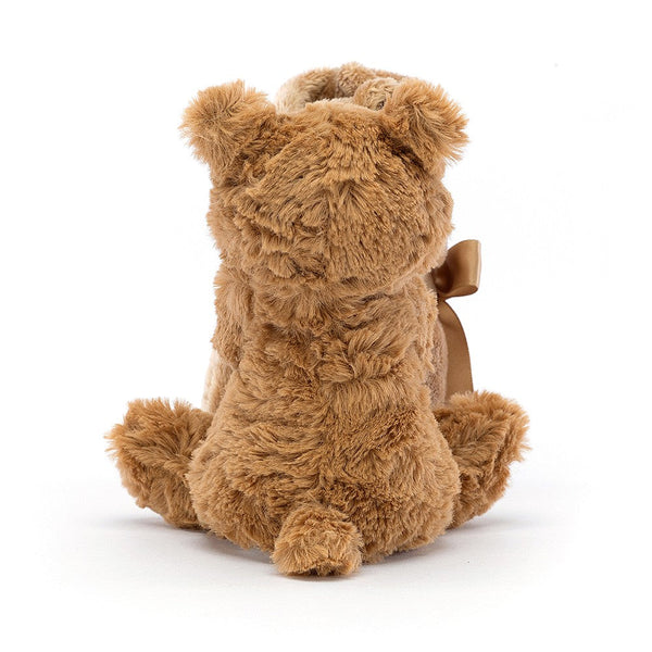 Jellycat 巴塞隆納熊安撫巾