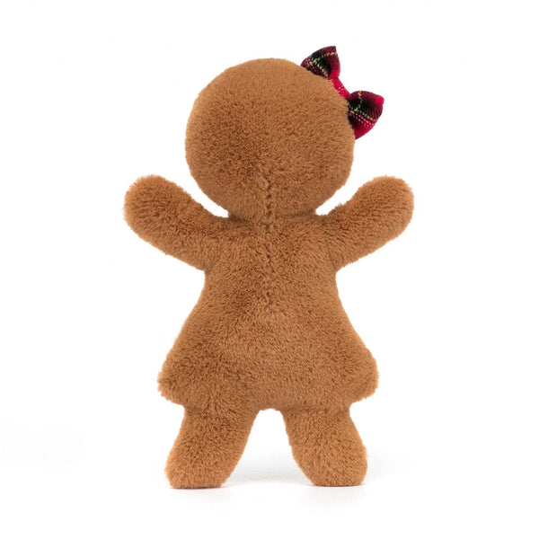Jellycat 快樂薑餅人红宝石中碼